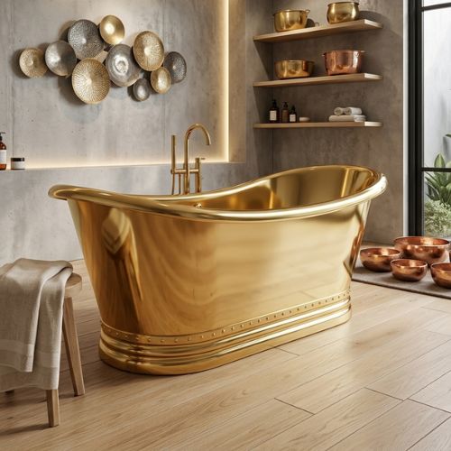 Hammered Brass